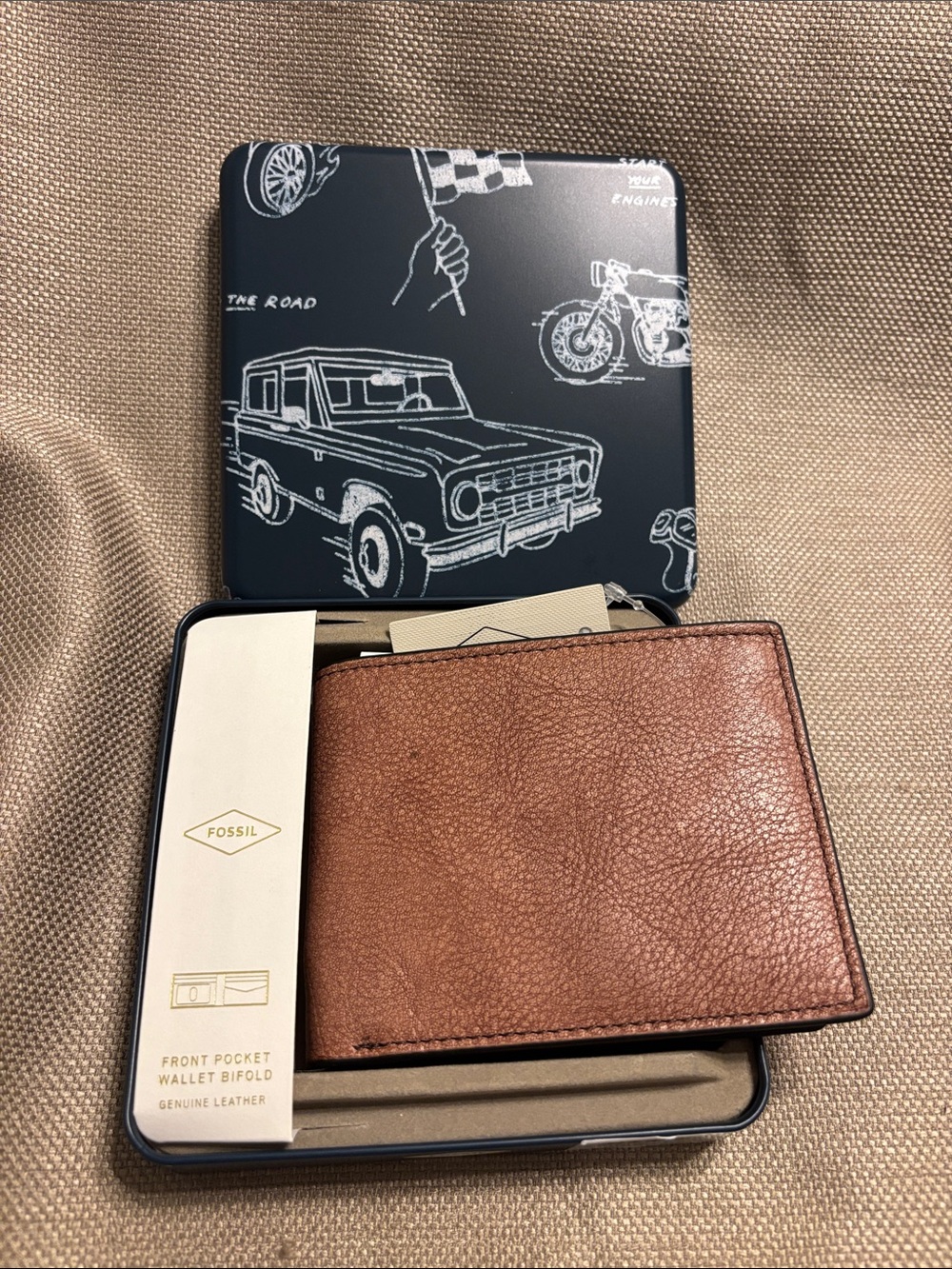 Fossil Leather Bifold Wallet